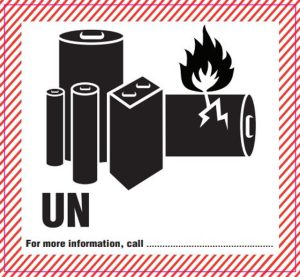 UN Battery Label